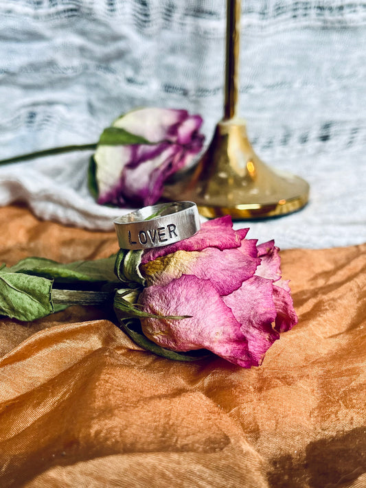 good lover ring (front & back)